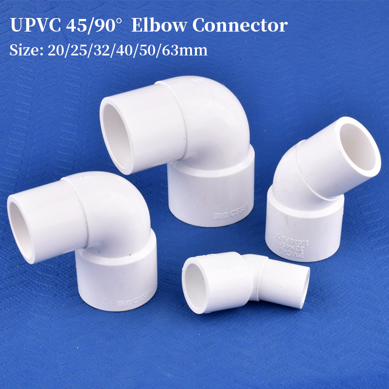 Gardening Tools B&M - 20~63mm PVC 45/90 Degree Elbow Connector