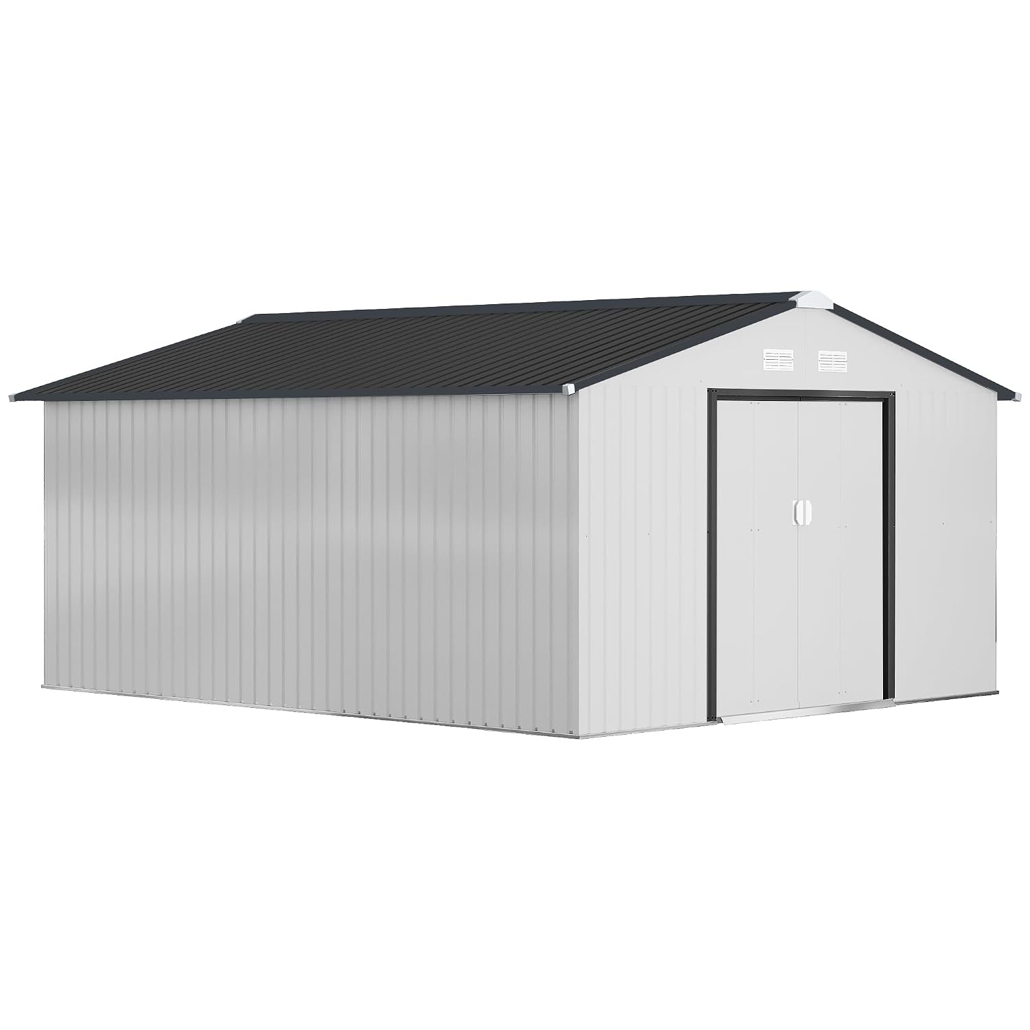 Gardening Tool - 11x13ft Outdoor Storage Shed Metal Garden