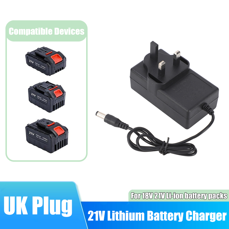 UK Plug 21V 2A Power Tool Char - Gardening Tools Uk recension och pris
