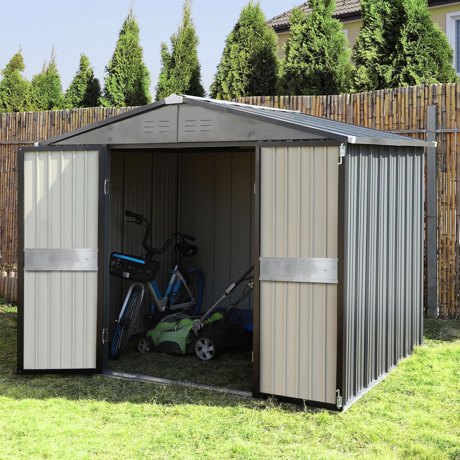 10' x 10' Outdoor Storage Shed - Gardening Tool recension och pris