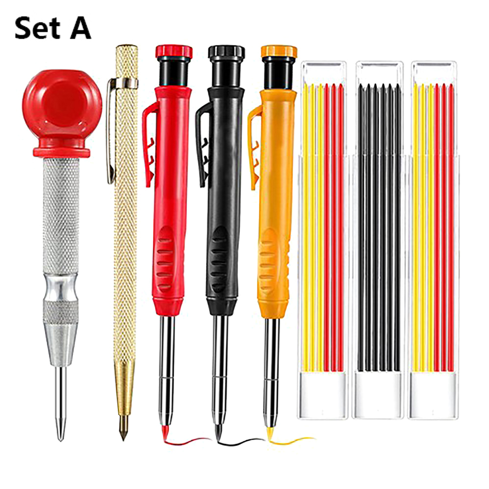 A/B/C/D Set Carpenter Pencils  - Gardening Tools B&M recension och pris