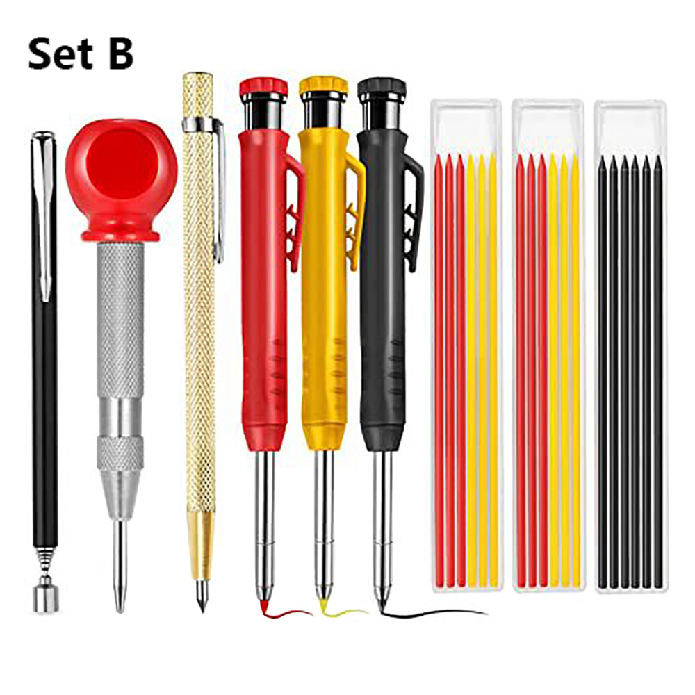 A/B/C/D Set Carpenter Pencils  - Gardening Tools B&M recension och pris