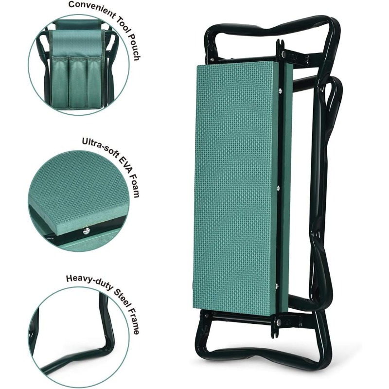 2-in-1 Folding Garden Kneeling - Gardening Tools Kit For Sale recension och pris