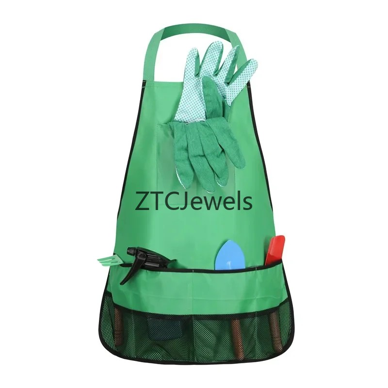 Kids Garden Apron Tool Set wit - Gardening Tool recension och pris