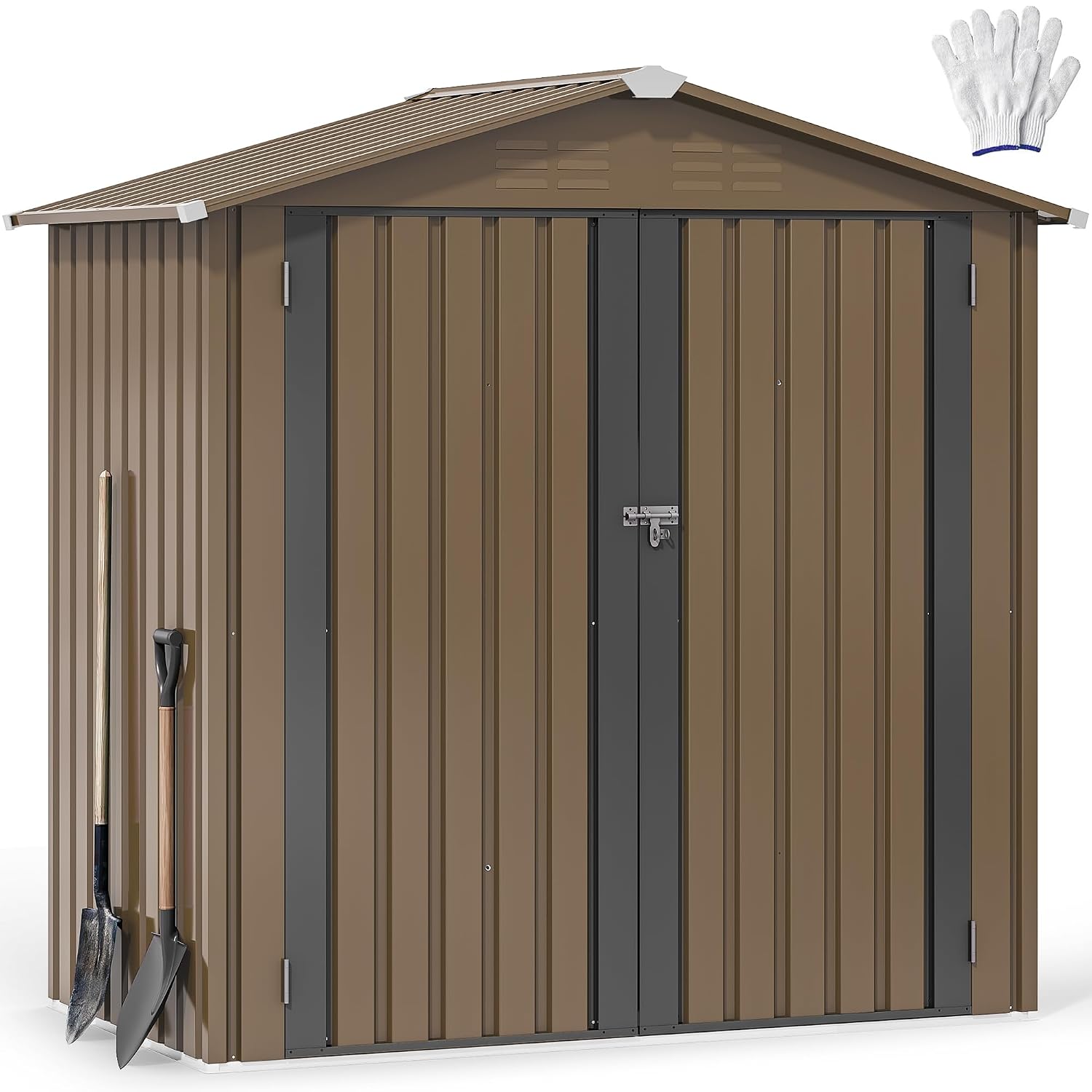 6x4ft Metal Outdoor Storage Sh - Gardening Tool recension och pris