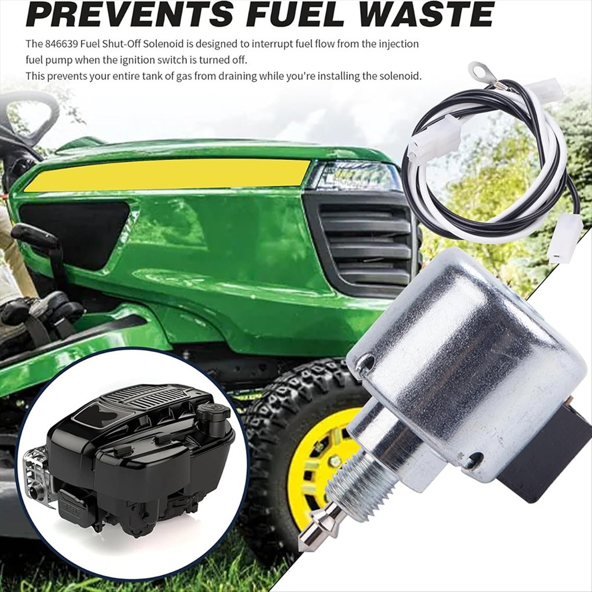 A24I 846639 Shut-Off Solenoid  - Gardening Tools B&M recension och pris