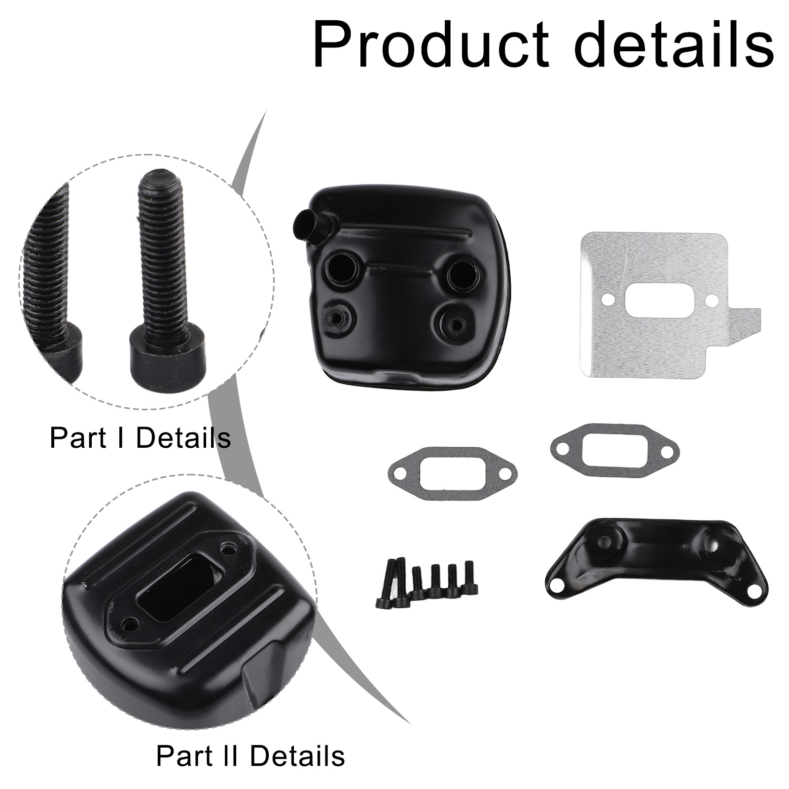 Chainsaw Exhaust Muffler Brack - Gardening Tools Kit For Sale recension och pris