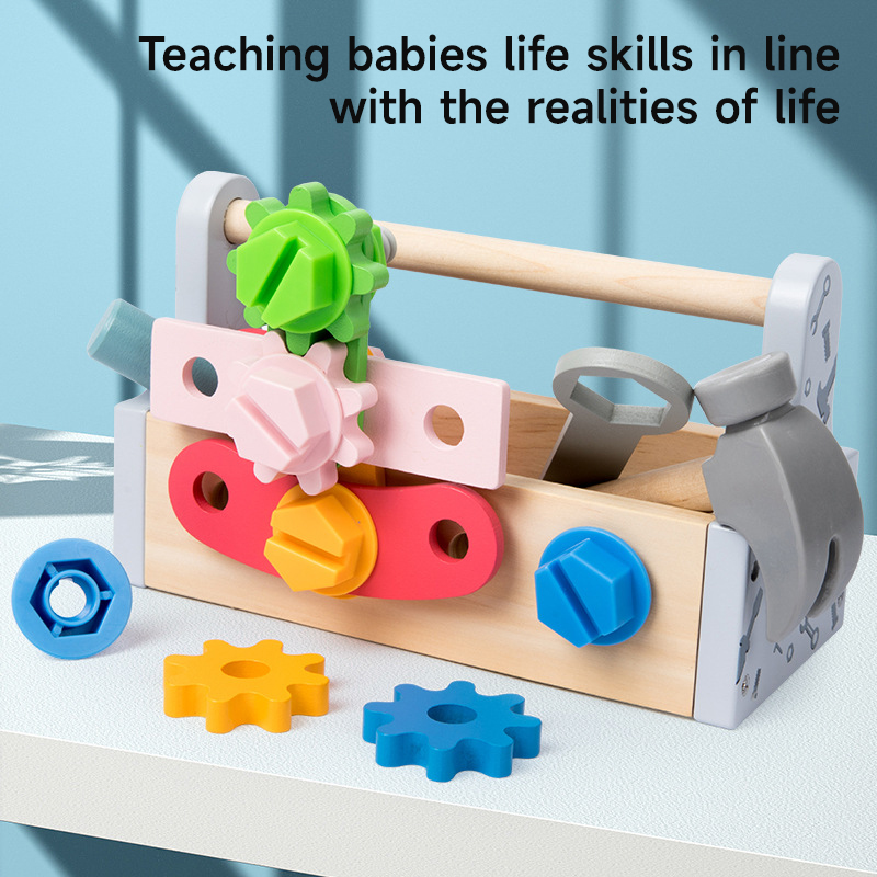 Children Toolbox Wooden Toys D - Gardening Tools For Kids recension och pris