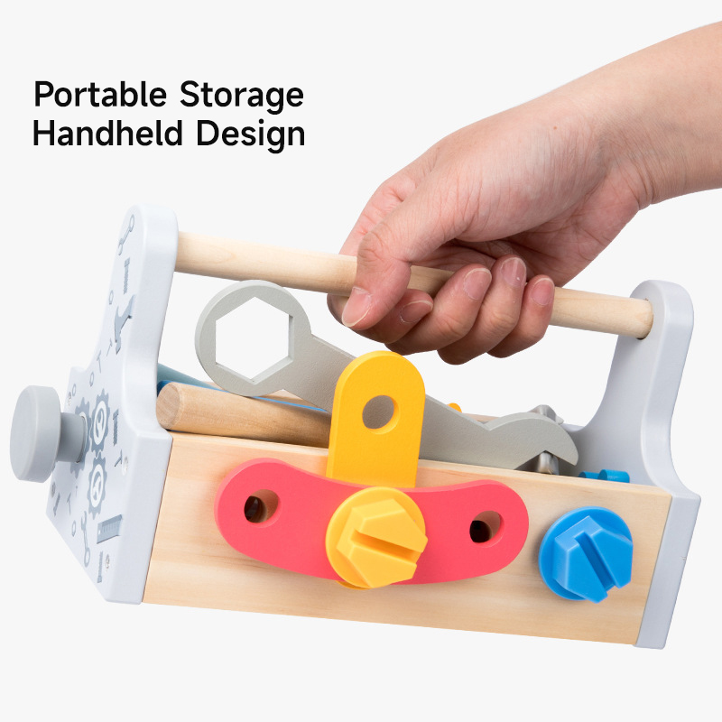 Children Toolbox Wooden Toys D - Gardening Tools For Kids recension och pris