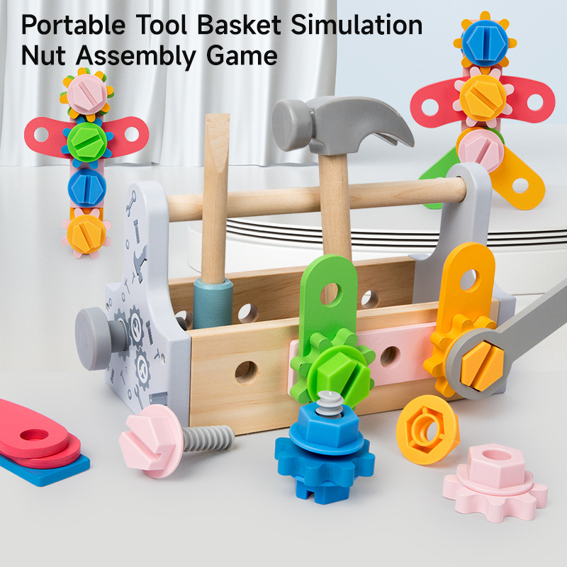 Children Toolbox Wooden Toys D - Gardening Tools For Kids recension och pris