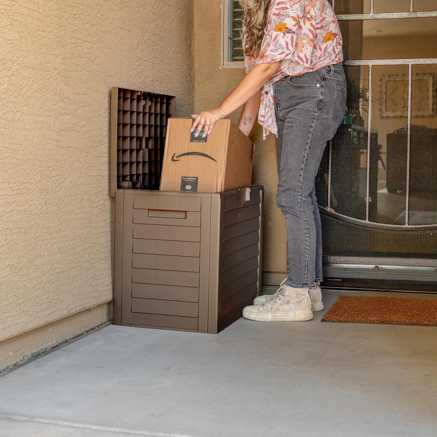 35-Gallon Outdoor Deck Storage - Gardening Tools Images recension och pris