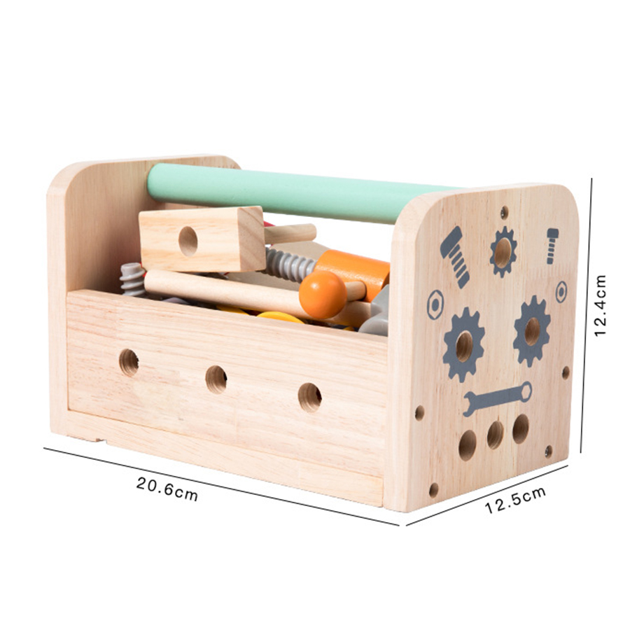 Kids Tool Bench Wooden Set Toy - Gardening Tools For Kids recension och pris
