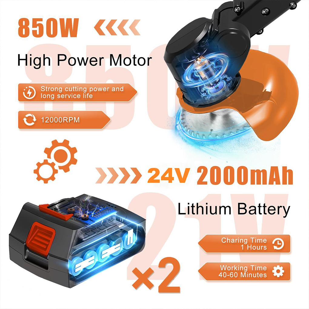 Brushless Electric Lawn Mower  - Gardening Tools Uk recension och pris