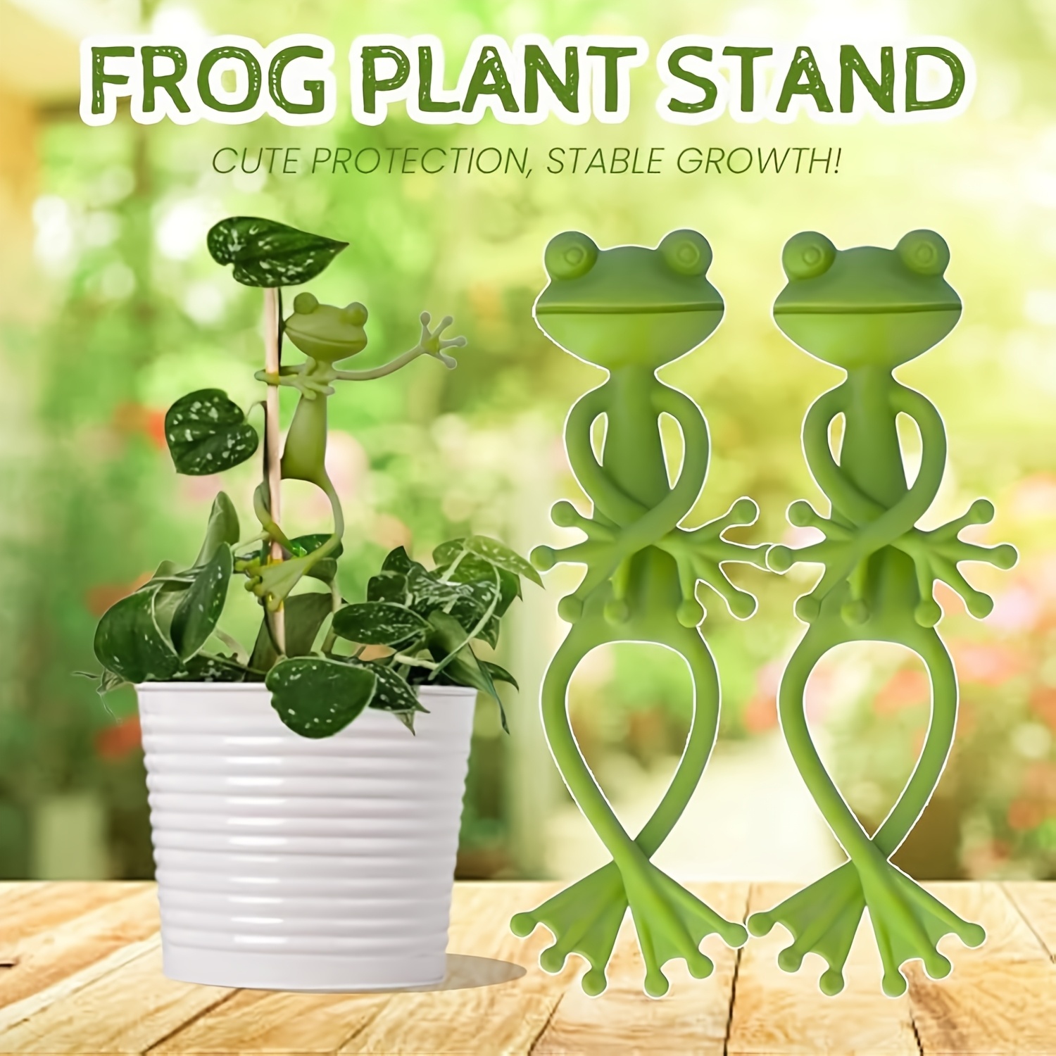 Creative Green Frog Plant Fixi - Gardening Tools Green recension och pris