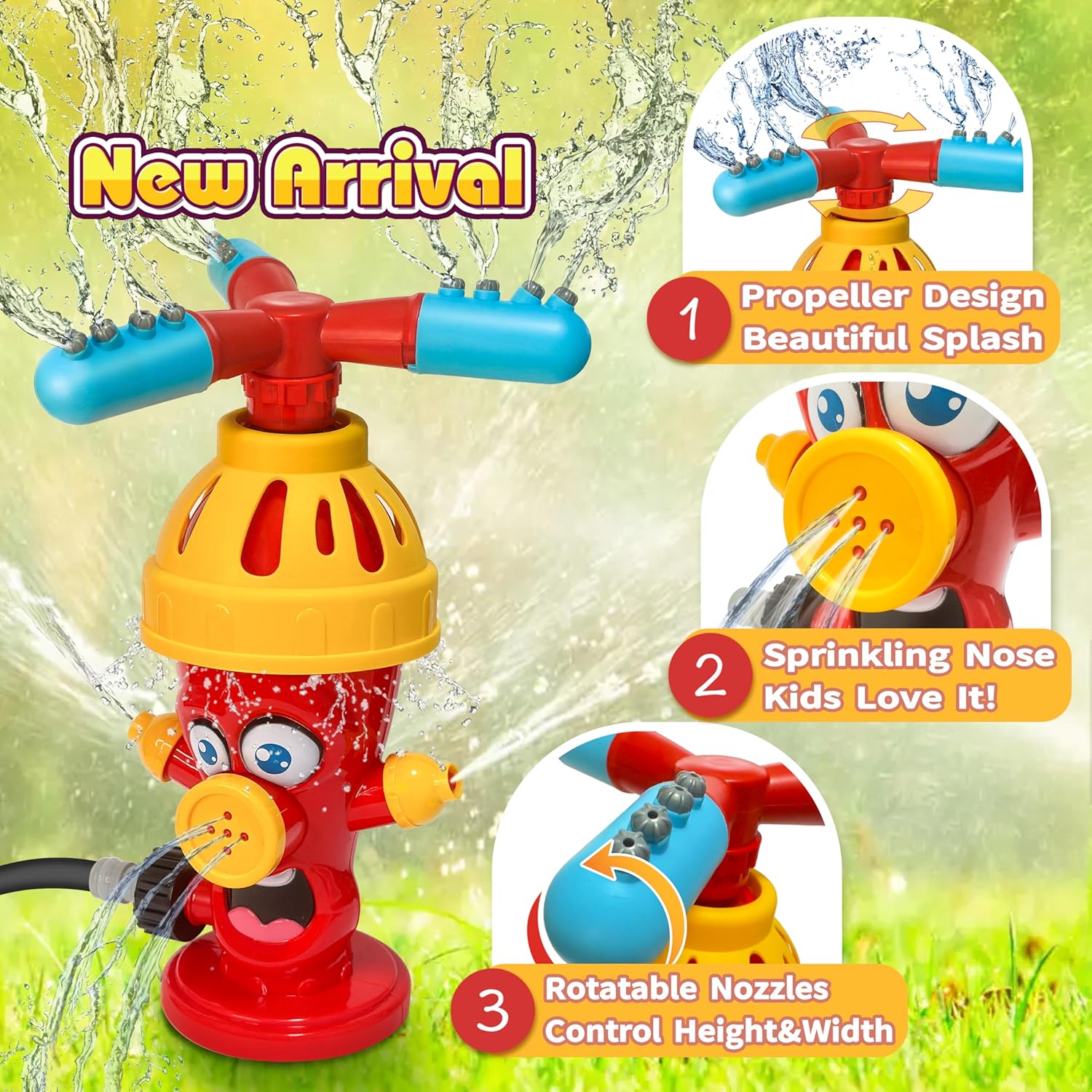 Hydrant Sprinkle Water Spray T - Gardening Tools For Kids recension och pris