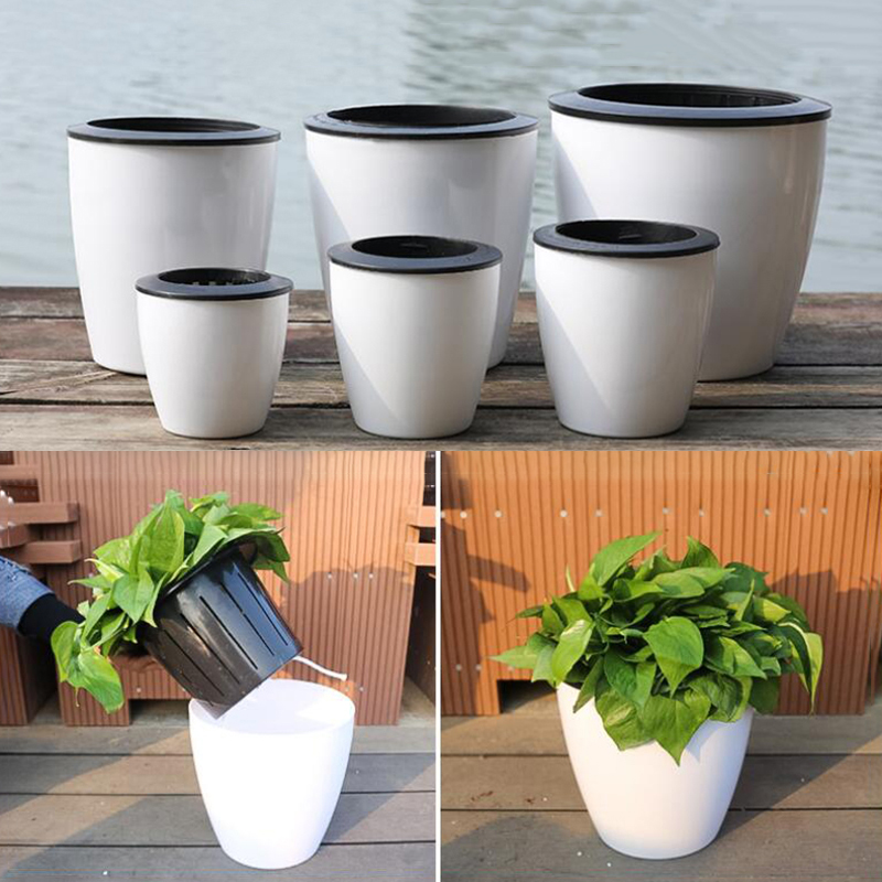 Lazy Flower Automatic Pot Flow - Gardening Tools Green recension och pris