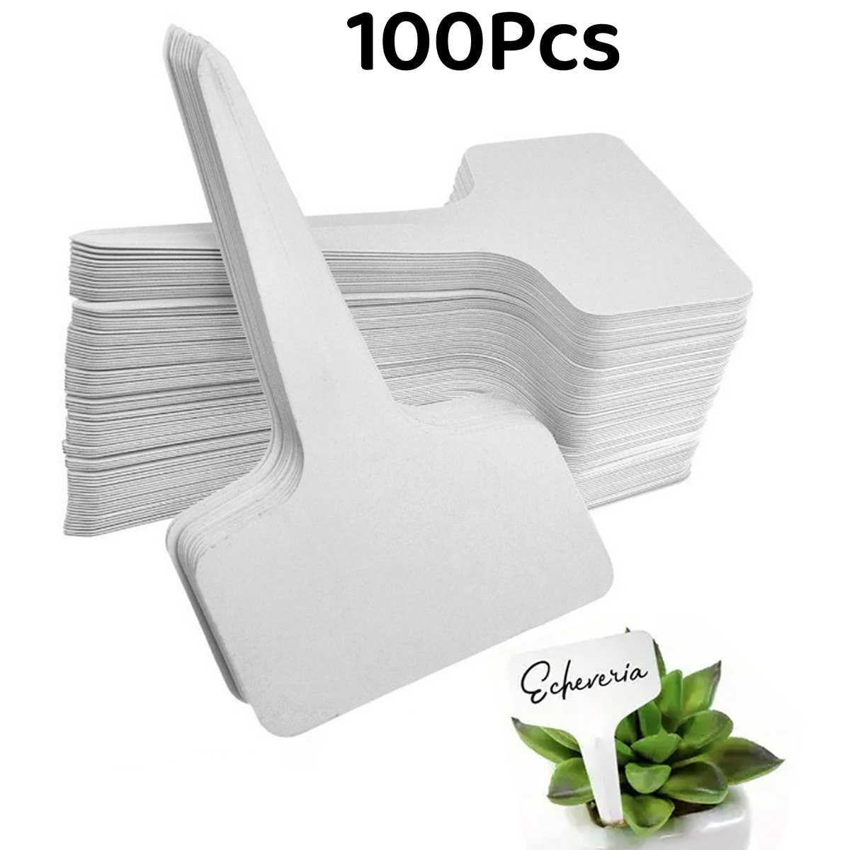 100Pcs Plastic Plant Labels, 2 - Plant Label Tags recension och pris