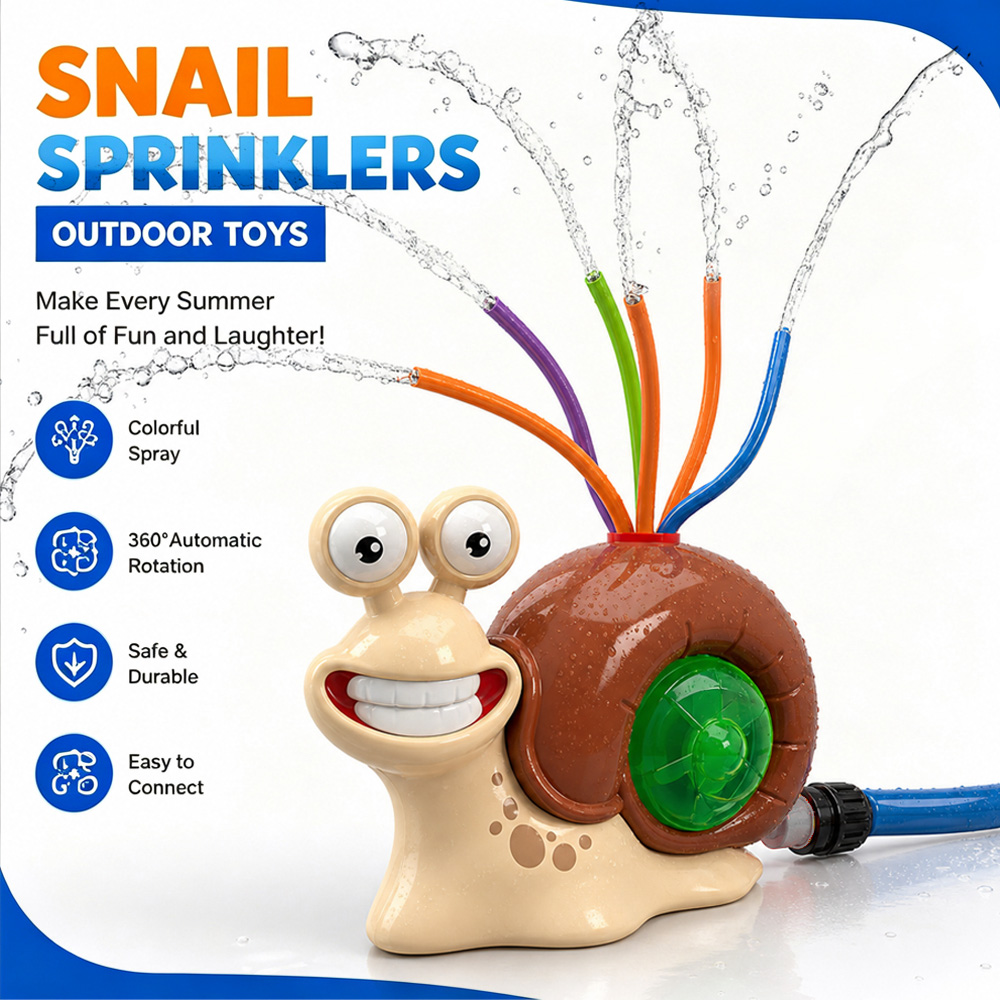 Water Spray Outdoor Toy Snail  - Gardening Tools For Kids recension och pris