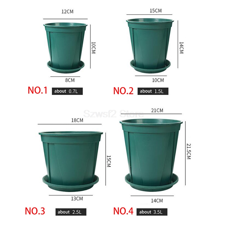 5/10pcs Green Plastic Plant Fl - Gardening Tools Green recension och pris