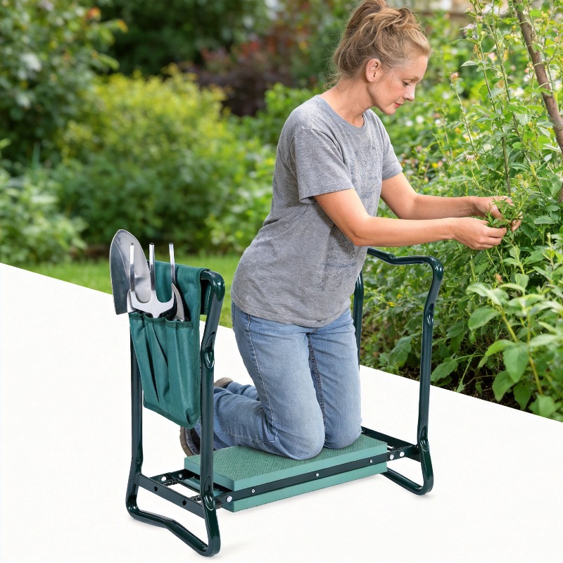 Hot Sale 2-in-1 Folding Garden - Gardening Tools Kit For Sale recension och pris